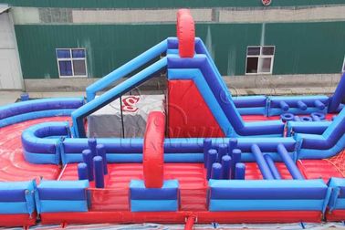 China U - Jogos exteriores infláveis gigantes da forma, desafio áspero do guerreiro 180 graus fábrica