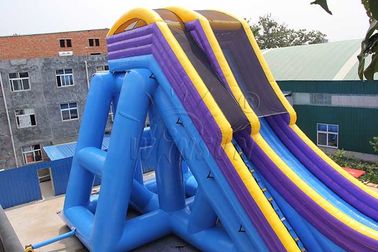 China Jogos dos esportes do pontapé de gota/PVC infláveis gigantes corrediça de água 0.9mm feito fábrica