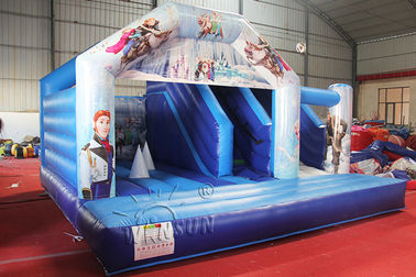 China Waterproof o castelo Bouncy congelado com o campo de jogos interno Eco da corrediça - amigável fábrica