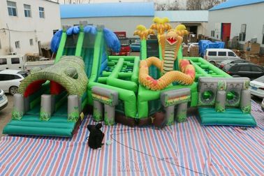 China Tema animal da exploração da floresta inflável segura dos jogos dos esportes para o campo de jogos exterior fábrica