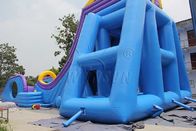 Jogos dos esportes do pontapé de gota/PVC infláveis gigantes corrediça de água 0.9mm feito fornecedor