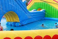estilo inflável do dragão e do tubarão do parque de diversões da água das crianças do PVC de 0.9mm fornecedor