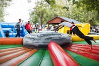 Dos jogos infláveis do carnaval do tamanho jogos de bola interativos personalizados do hipopótamo fornecedor