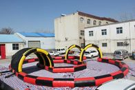 Dos jogos infláveis materiais dos esportes do Pvc arena esportiva inflável com túnel para adultos fornecedor
