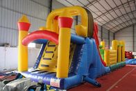Curso e corrediça infláveis de obstáculo para o jogo das crianças WSP-300/Sport para crianças fornecedor