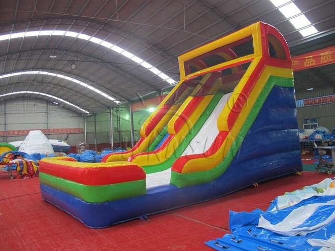 Corrediça inflável da criança padrão para grandes campo de jogos/parque de diversões