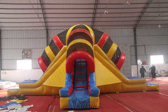 Corrediça inflável personalizada WSS-239 do vulcão do tamanho grande para crianças/adultos