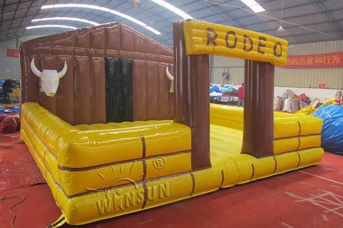 Jogos infláveis dos esportes de Bull do rodeio/jogos casa do salto não tóxicos