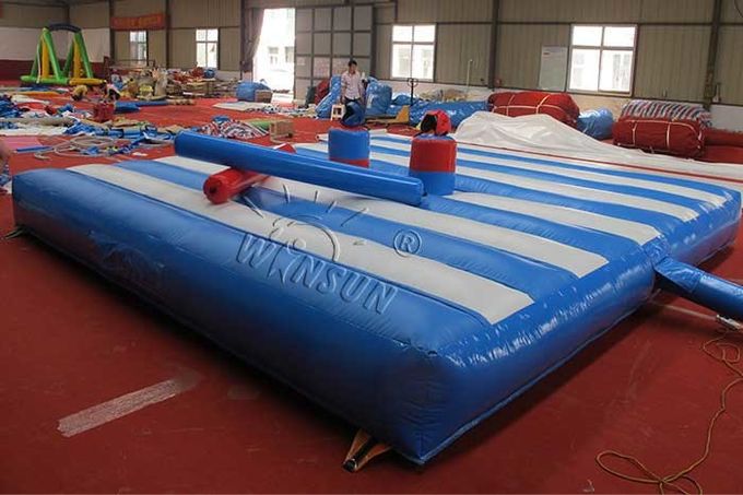 Arena Jousting inflável material do PVC com ventilador e jogos de reparação de ar