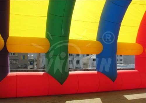 Material tóxico inflável colorido do PVC da barraca 15x9x6.5m do evento não - feito