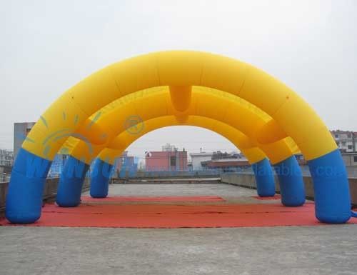 Barraca do evento do tamanho/PVC infláveis personalizados barraca 0.9mm do arco feito