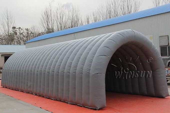 3 - Mergulhe a barraca inflável do túnel do PVC, fogo - barraca inflável grande retardadora