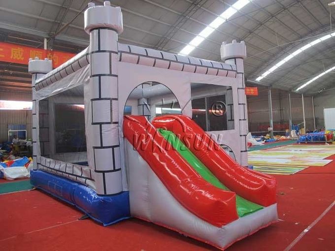 Grande casa inflável do salto/castelo de salto inflável com certificação do UL da corrediça