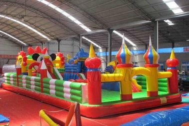 China Cidade inflável durável do divertimento/campo de jogos Bouncy do castelo para o jardim de infância fábrica