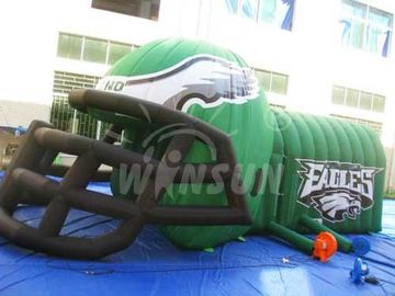 China Barraca inflável do evento do estilo do capacete a favor do meio ambiente para o fósforo de futebol fábrica