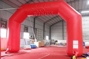 China Arco inflável personalizado da entrada do tamanho com ventilador e jogos de reparação de ar fábrica