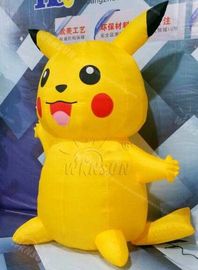 China o modelo inflável material/Pikachu do PVC de 0.9mm personalizou o tamanho disponível fábrica