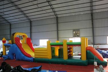 China Curso e corrediça infláveis de obstáculo para o jogo das crianças WSP-300/Sport para crianças fábrica