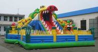 O dragão inflável seca a corrediça 15x10m com ventilador e jogos de reparação de ar fornecedor