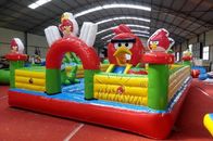 Casa inflável comercial Angry Birds do salto temático para crianças fornecedor