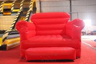 Encerado modelo inflável do PVC do à prova de água do sofá vermelho feito fornecedor