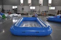 Grande piscina inflável retangular, associação inflável hermética do PVC de 0.9mm fornecedor