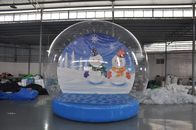 Estoque em bolas infláveis da mostra da neve da venda, globo da neve do Natal, bola inflável da exposição do Natal para a decoração fornecedor