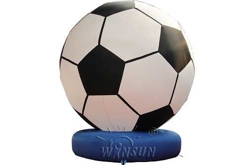 Serviço feito sob encomenda inflável material do logotipo do modelo do PVC/objetivo do futebol aceitado fornecedor