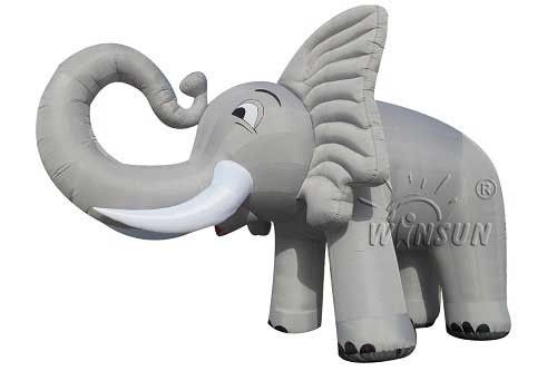 Fogo - elefante inflável retardador, produtos infláveis da propaganda do PVC fornecedor