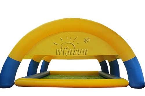 UL quadrado inflável personalizado da piscina do tamanho/aprovação CE/EN14960 fornecedor
