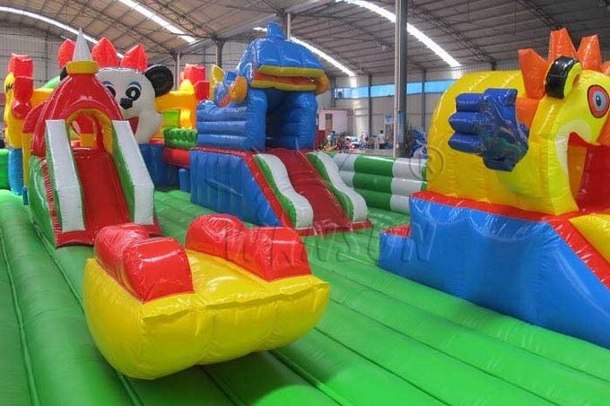 Cidade inflável durável do divertimento/campo de jogos Bouncy do castelo para o jardim de infância