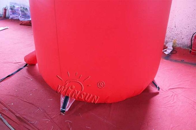 Arco inflável personalizado da entrada do tamanho com ventilador e jogos de reparação de ar