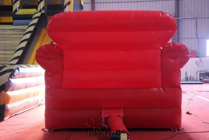 Encerado modelo inflável do PVC do à prova de água do sofá vermelho feito