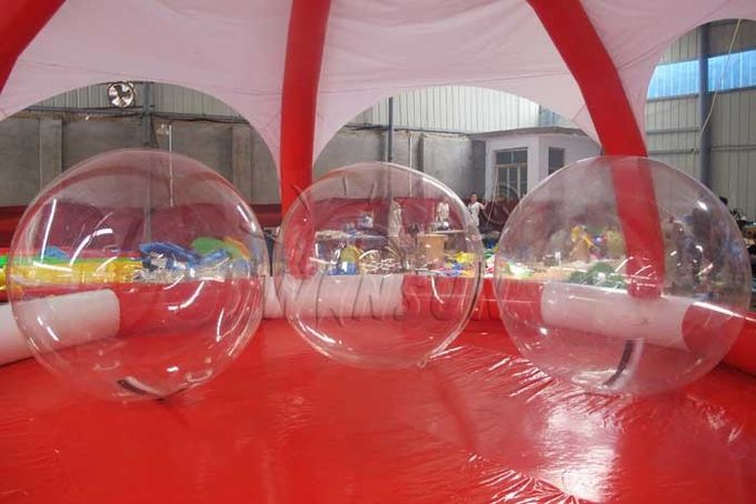 Grande piscina inflável do PVC, associação inflável enorme do círculo com barraca