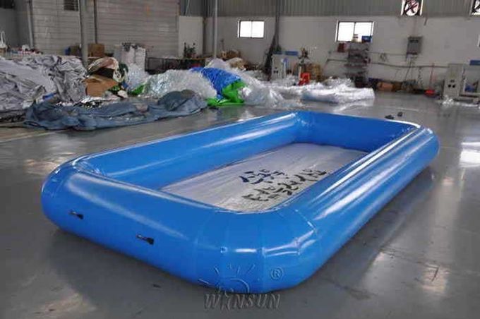Grande piscina inflável retangular, associação inflável hermética do PVC de 0.9mm
