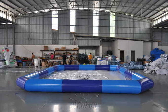 Grande piscina inflável da cor azul/associação hermética para crianças